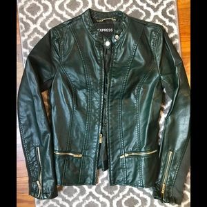 Gorgeous, unique Express faux leather jacket!